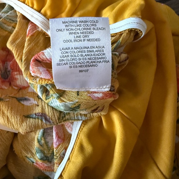 Candie's Yellow Floral Dress - Picture 7 of 7